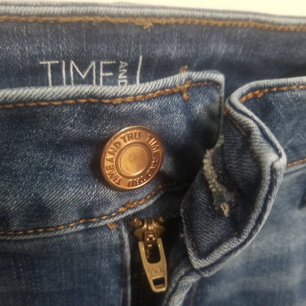blue Time and Tru sz 14P straight jeans - Picture 4 of 9